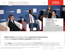 Tablet Screenshot of mmconseil.com